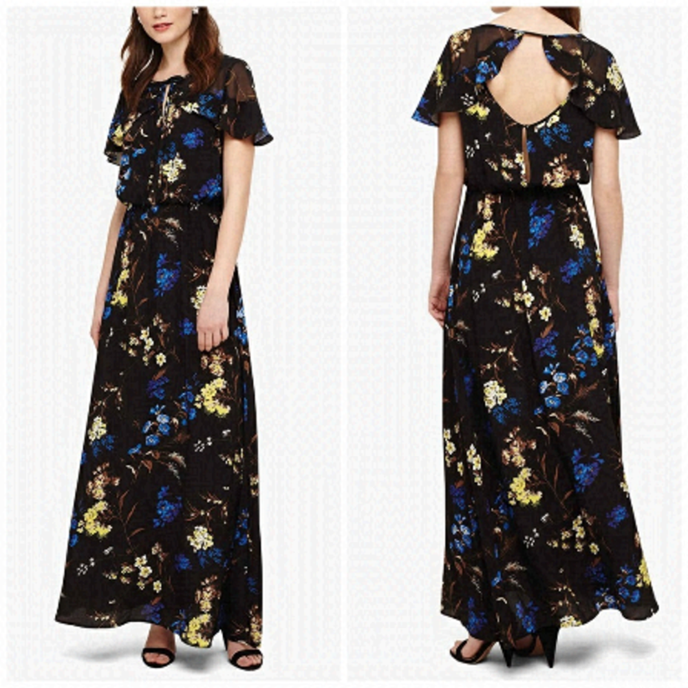 NEW Phase Eight Manoela Floral Boho Maxi Dress XS